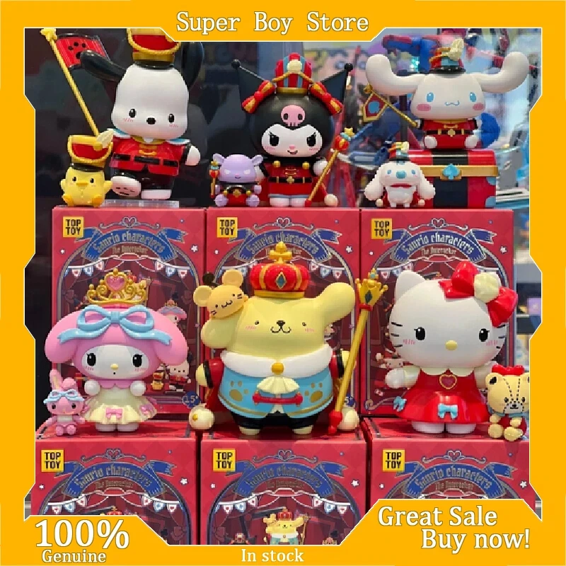 Подлинные персонажи Sanrio, серия «Щелкунчик», слепая коробка, настольное украшение, модные коллекционные фигурки, популярная кукла, подарок для девочки
Подлинные персонажи Sanrio, серия «Щелкунчик», слепая коробка, настольное украшение, модные коллекционные фигурки, популярная кукла, подарок для девочки