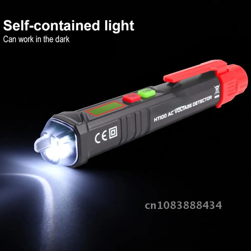 Habotest HT100E Intelligent Non-contact Pen Alarm AC voltage detector meter Tester Pen Sensor Tester
Habotest HT100E Intelligent Non-contact Pen Alarm AC voltage detector meter Tester Pen Sensor Tester