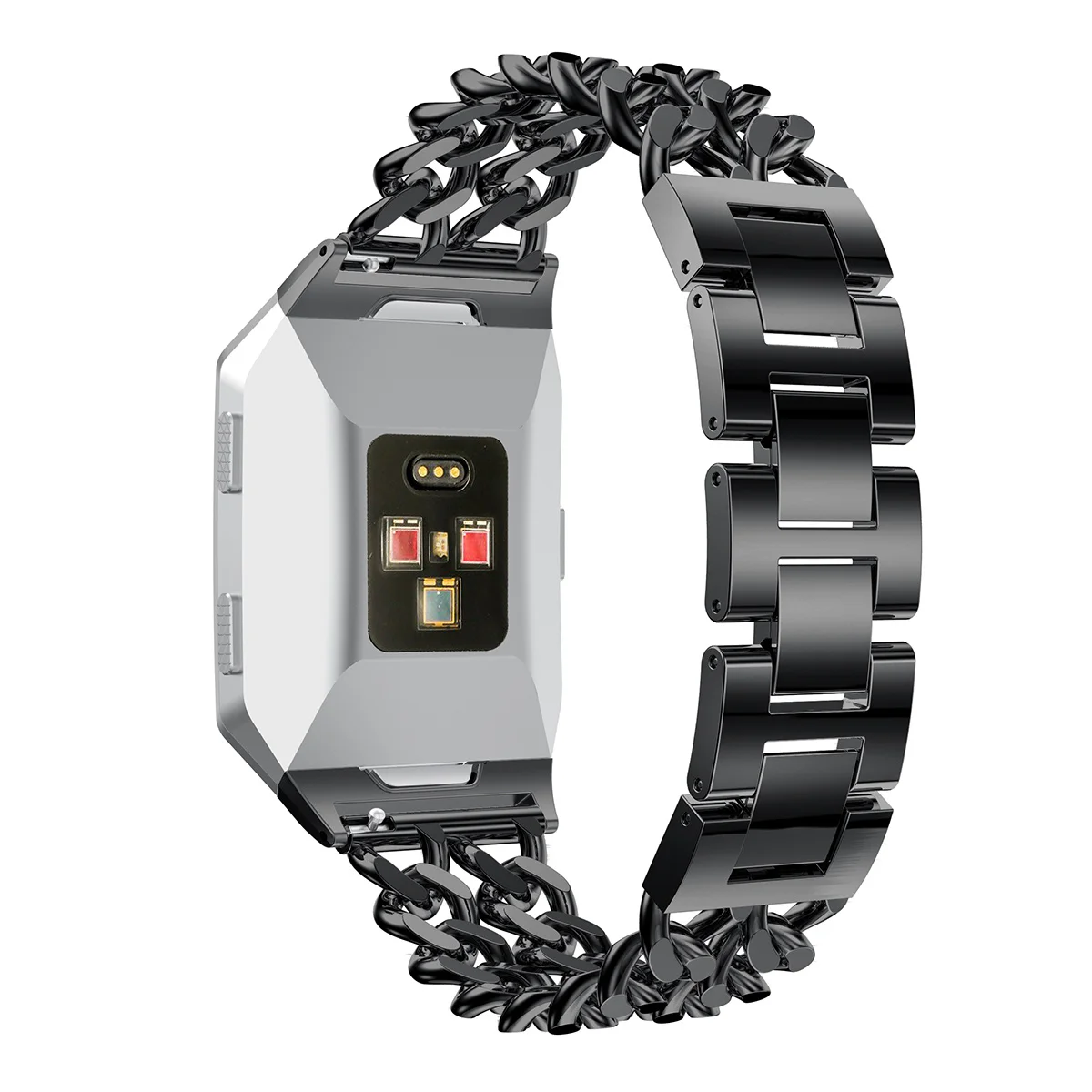 Adjustable Black Double Row Chain Watchband Replacement Bracelet for Smart Elegant Gift Christmas Anniversary
Adjustable Black Double Row Chain Watchband Replacement Bracelet for Smart Elegant Gift Christmas Anniversary