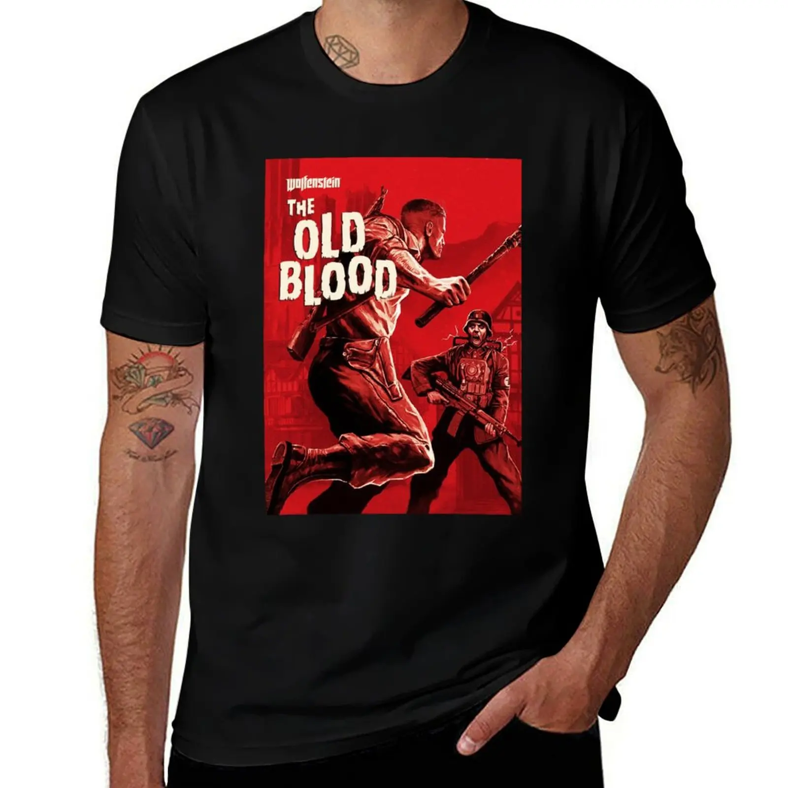 Wolfenstein The Old Blood T-Shirt man t shirt cotton high quality man t shirt cotton t shirt man designer T-shirt
Wolfenstein The Old Blood T-Shirt man t shirt cotton high quality man t shirt cotton t shirt man designer T-shirt