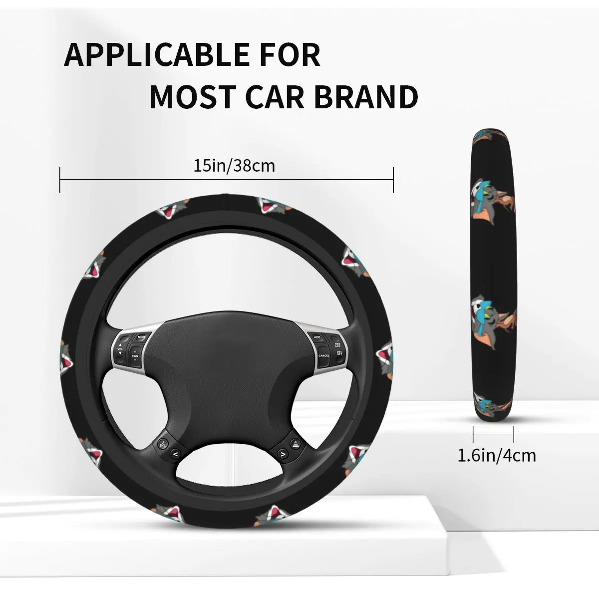 T-Tom And J-Jerry Universal Steering Wheel Cover for Truck Anti-Slip Car Steering Wheel Protector 15 Inch Auto Accessories
T-Tom And J-Jerry Universal Steering Wheel Cover for Truck Anti-Slip Car Steering Wheel Protector 15 Inch Auto Accessories