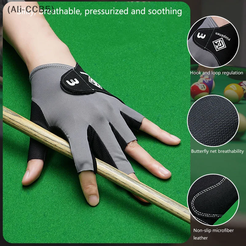 Professional Billiard Gloves Snooker Cue Anti-slip Wear Thin Breathable Touch Screen Pool Glove 1Pcs
Professional Billiard Gloves Snooker Cue Anti-slip Wear Thin Breathable Touch Screen Pool Glove 1Pcs