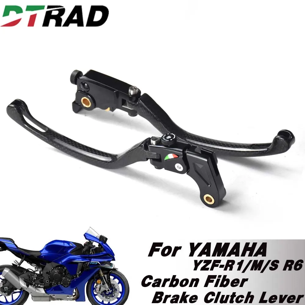 For YAMAHA YZF-R1/M/S 2015-2024 YZF-R6 2017-2025 Carbon Fiber Brake Clutch Adjustable Lever Motorcycle Front Control Handles
For YAMAHA YZF-R1/M/S 2015-2024 YZF-R6 2017-2025 Carbon Fiber Brake Clutch Adjustable Lever Motorcycle Front Control Handles
