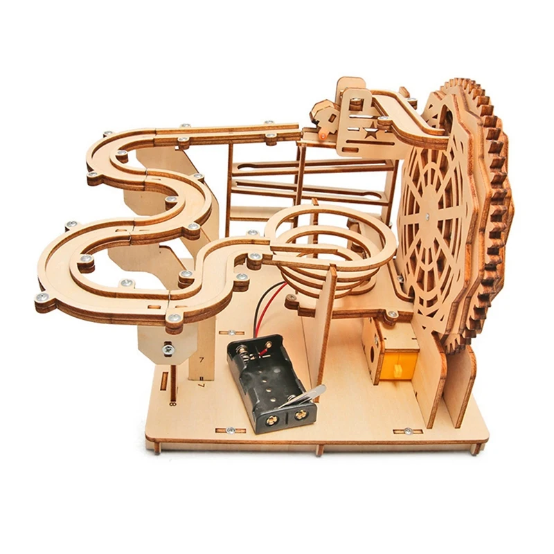 A93U-DIY Technology Makes Wooden Electric Ball Wooden Electric Trackball Toys Handmade Building Block Assembly Toys
A93U-DIY Technology Makes Wooden Electric Ball Wooden Electric Trackball Toys Handmade Building Block Assembly Toys