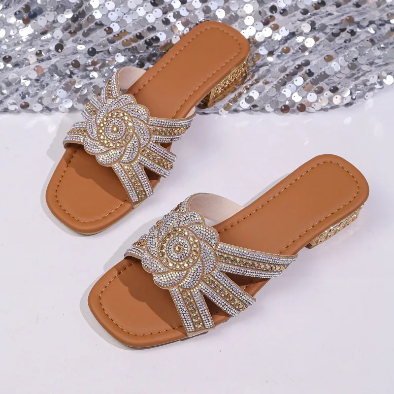 Flat Plus Size Rhinestone Sandals and Slippers for Women in Summer 2026 New Korean Version Fashion Sandals and Slippers
Flat Plus Size Rhinestone Sandals and Slippers for Women in Summer 2026 New Korean Version Fashion Sandals and Slippers