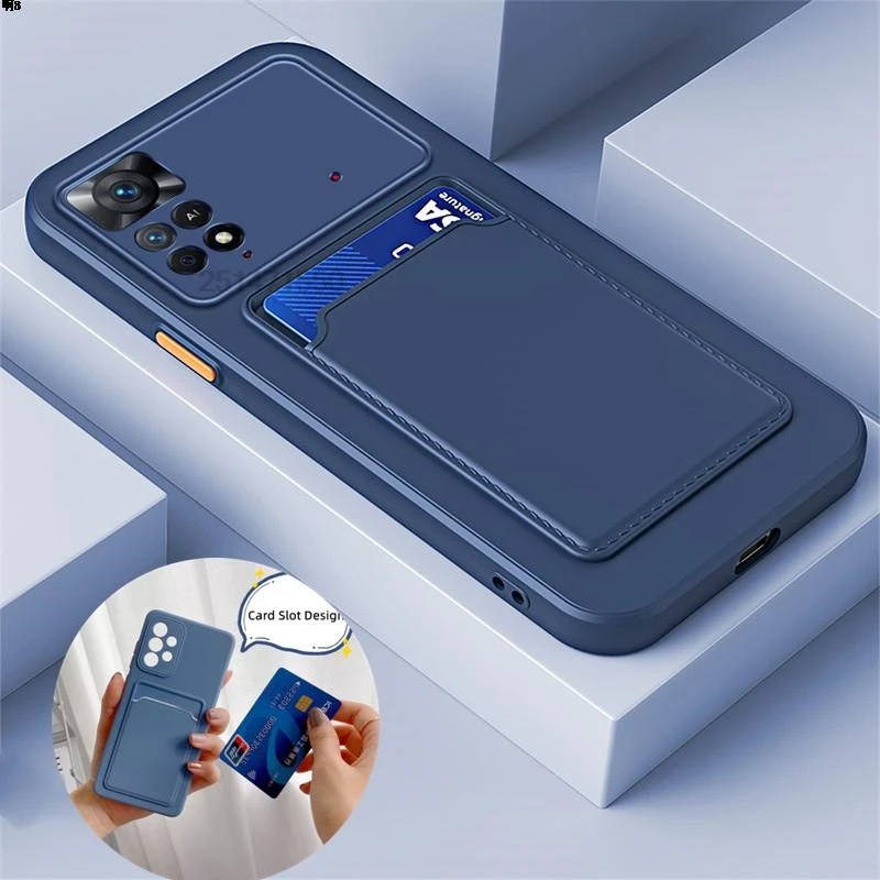 For Xiaomi Redmi Note 11 Pro Case Card Slot Wallet Square Bumper Soft Silicone Back Covers Redmy Redmi Note 11 11pro 11s Note11s
For Xiaomi Redmi Note 11 Pro Case Card Slot Wallet Square Bumper Soft Silicone Back Covers Redmy Redmi Note 11 11pro 11s Note11s