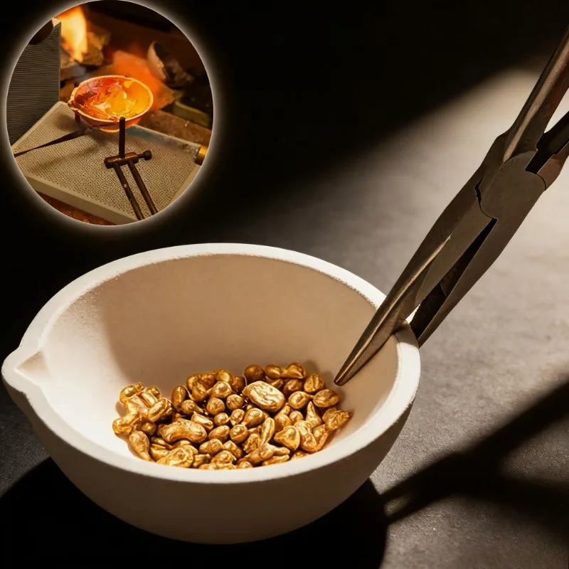 High Temperature Quartz Crucible 100-5000g for Melting Casting Gold Silver Jewelry Making Furnace Tool Kit
High Temperature Quartz Crucible 100-5000g for Melting Casting Gold Silver Jewelry Making Furnace Tool Kit