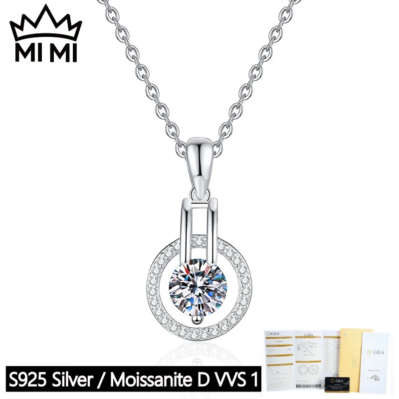 MY MY 925 Sterling Silver 1CT D Color GRA Certified Moissanite Heavenly Starry Pendant Necklace for Women with Gift Box
MY MY 925 Sterling Silver 1CT D Color GRA Certified Moissanite Heavenly Starry Pendant Necklace for Women with Gift Box