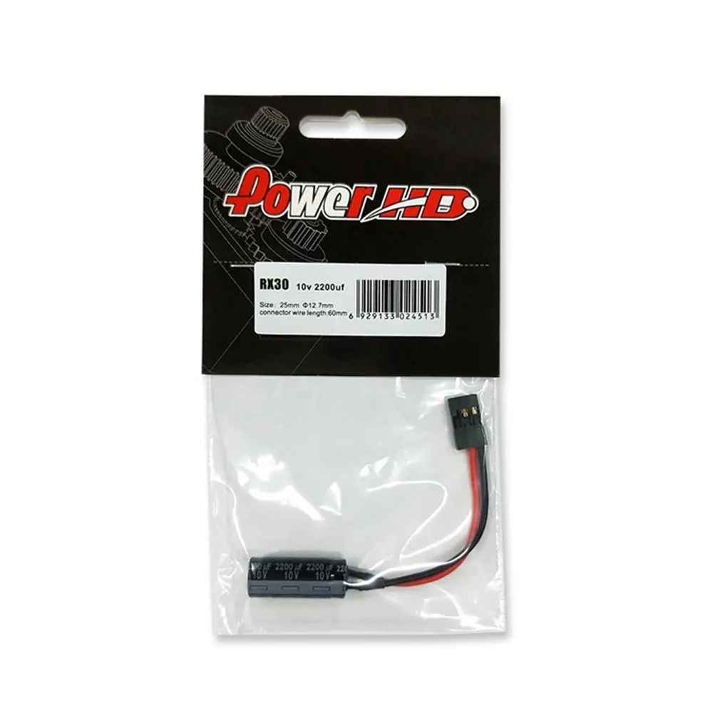 Электролитический конденсатор Power HD RX30 2200uF 10V для передатчика Radiolink RC3S RC4G WFLY X4, детали для игрушек «сделай сам»
Электролитический конденсатор Power HD RX30 2200uF 10V для передатчика Radiolink RC3S RC4G WFLY X4, детали для игрушек «сделай сам»