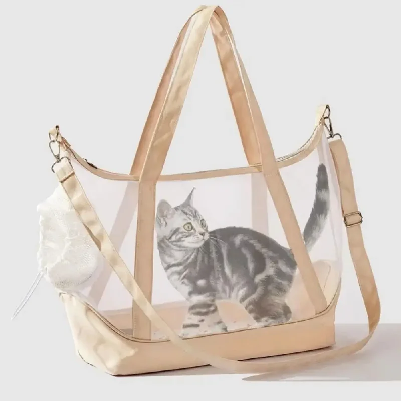 Breathable Mesh Cat Carrier Large Space Ultralight Portable Pet Shoulder Bag Detachable Sling Adjustable Pet Outing Tote Bag
Breathable Mesh Cat Carrier Large Space Ultralight Portable Pet Shoulder Bag Detachable Sling Adjustable Pet Outing Tote Bag