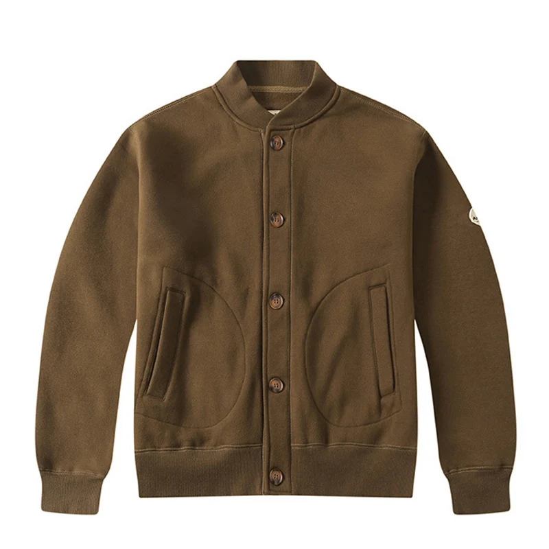 Mens Military Style Baseball Jacket Thickened Fleece Sports Cardigan Coat Slim Pilot Jacket Outerwear for Male
Mens Military Style Baseball Jacket Thickened Fleece Sports Cardigan Coat Slim Pilot Jacket Outerwear for Male