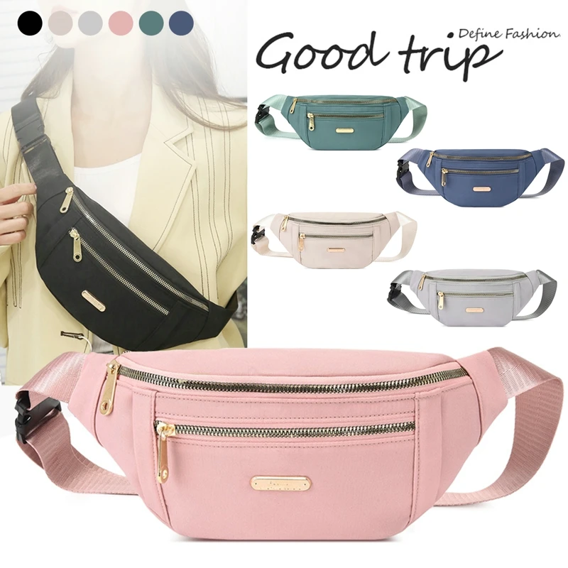 Large Capacity Waist Packs Shoulder Bags Oxford Cloth Adjustable Buckle Strap Women Makeup Phone Pouch Travel Bag Zipper Handbag
Large Capacity Waist Packs Shoulder Bags Oxford Cloth Adjustable Buckle Strap Women Makeup Phone Pouch Travel Bag Zipper Handbag