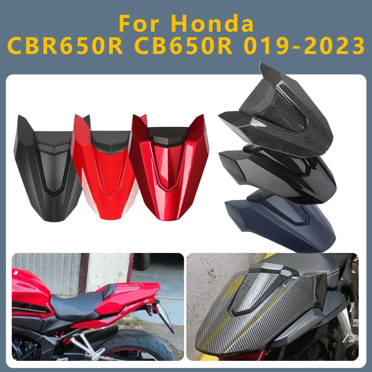 Motorcycle Hump Fairing Pillion Rear Fairing Seat Cowl Cover For Honda CBR650R CB650R 2023 2019-2022 CBR CB-650R 650R CBR-650 R
Motorcycle Hump Fairing Pillion Rear Fairing Seat Cowl Cover For Honda CBR650R CB650R 2023 2019-2022 CBR CB-650R 650R CBR-650 R