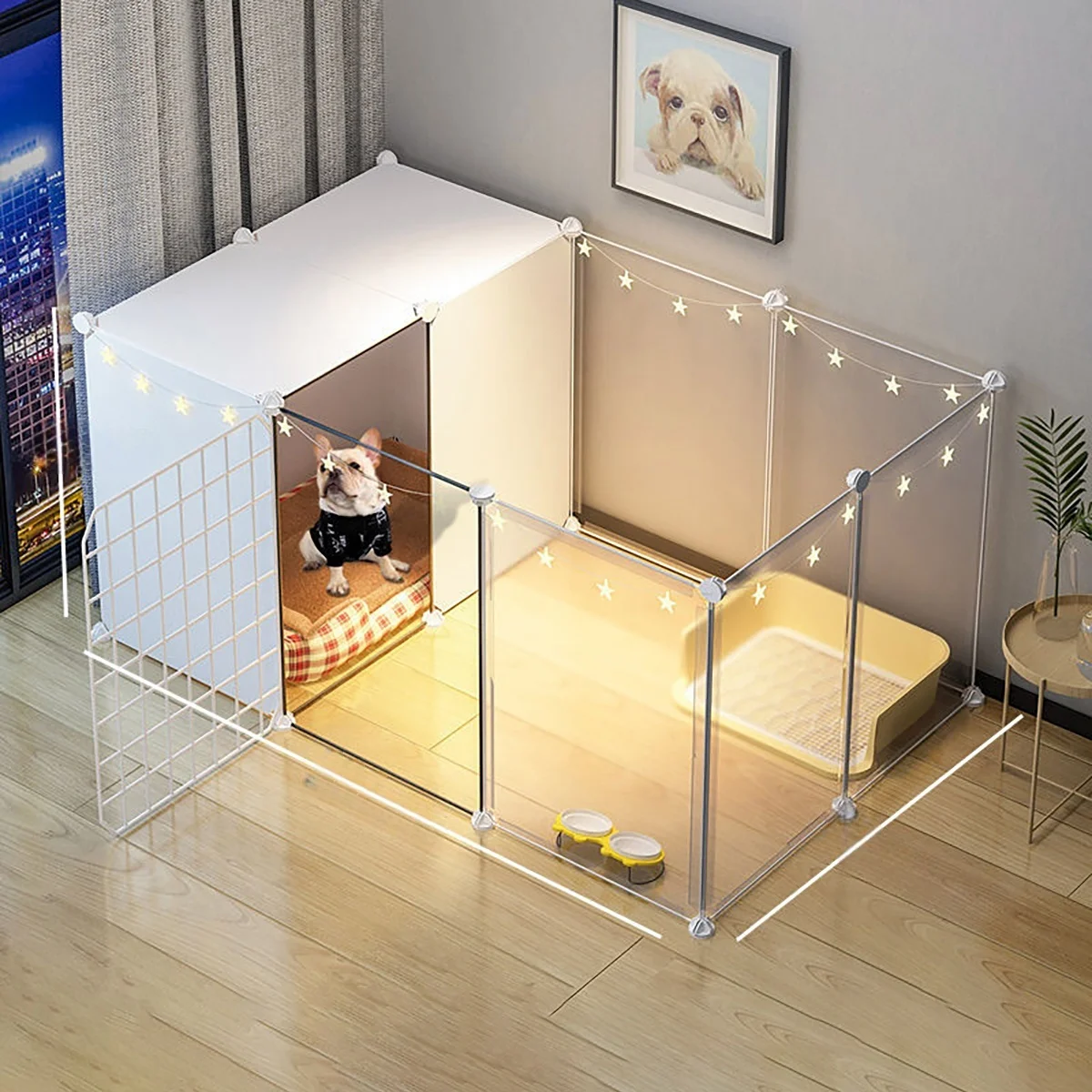 Customizable Pet Fence Dog Isolation DoorCage Guardrail Iron Small Size Teddy Indoor Kennel Home
Customizable Pet Fence Dog Isolation DoorCage Guardrail Iron Small Size Teddy Indoor Kennel Home