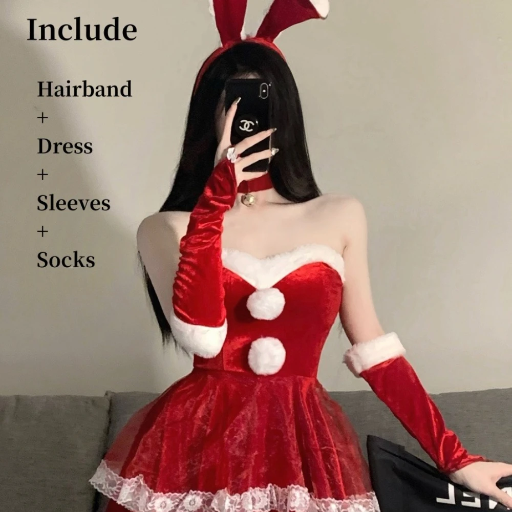 Рождественская вечеринка, пикантная девушка, атмосфера, праздничное платье без бретелек, плюшевый кардиган с каймой, куртка с длинными рукавами, костюм без рукавов, пушистый
Рождественская вечеринка, пикантная девушка, атмосфера, праздничное платье без бретелек, плюшевый кардиган с каймой, куртка с длинными рукавами, костюм без рукавов, пушистый