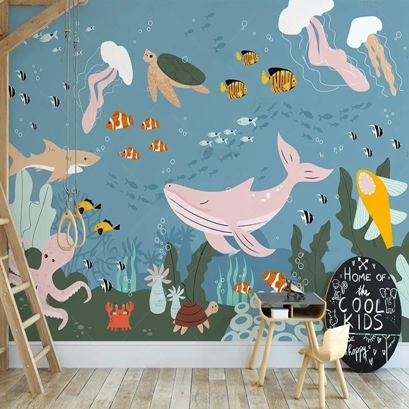 MU8656 Wallpaper Nordic Hand-painted Cartoon Forest Animals Wall Mural Background Children Boy's Bedroom Home Decor Papel Tapiz
MU8656 Wallpaper Nordic Hand-painted Cartoon Forest Animals Wall Mural Background Children Boy's Bedroom Home Decor Papel Tapiz