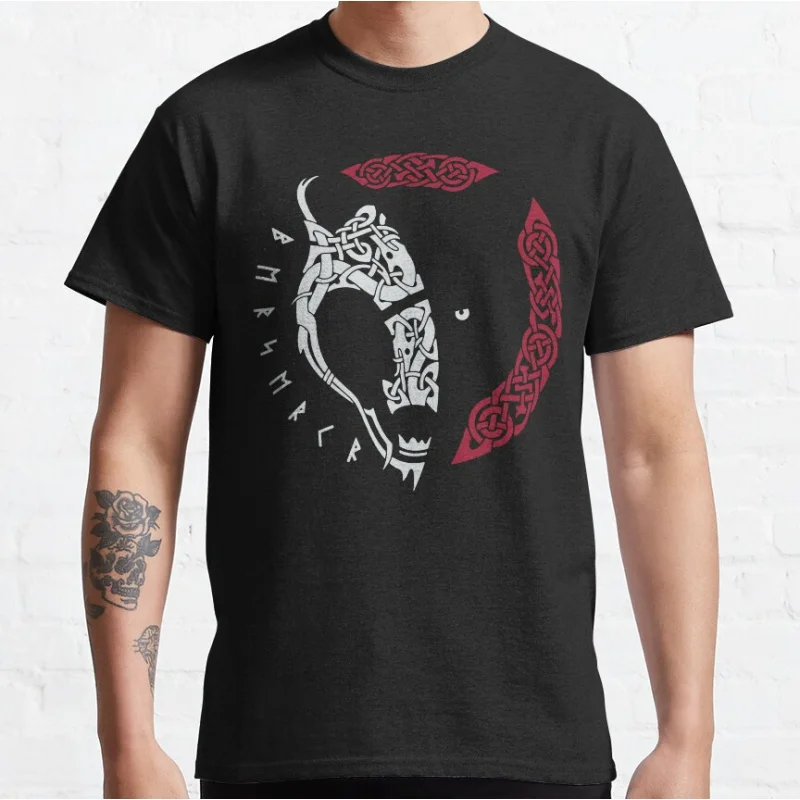 BERSERKR Nordic Runes Celtic Knots Valhalla Viking style Norse Mythology Graphic T Shirts large size Adult tops
BERSERKR Nordic Runes Celtic Knots Valhalla Viking style Norse Mythology Graphic T Shirts large size Adult tops