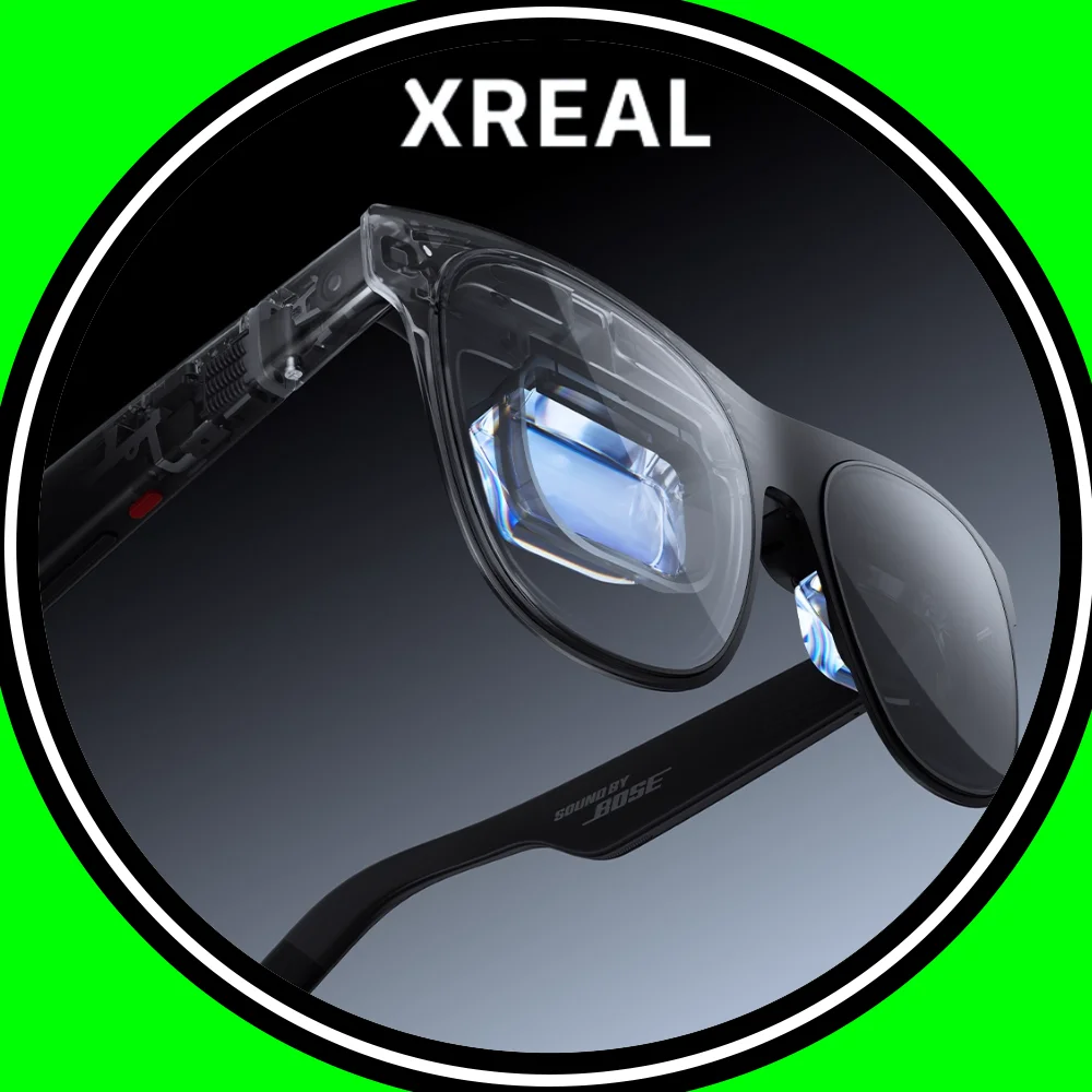 XREAL One Pro AR Smart Glasses 700 Nits up to 120Hz 57 FOV 3 DoF Supported Connect to iPhone Mac Switch PS5 Game Private Cinema
XREAL One Pro AR Smart Glasses 700 Nits up to 120Hz 57 FOV 3 DoF Supported Connect to iPhone Mac Switch PS5 Game Private Cinema