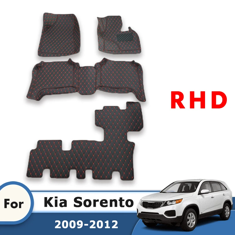 RHD Car Floor Mats For Kia Sorento 2012 2011 2010 2009 7 Seater Carpets Rugs Auto Accessories Interior Product Parts Waterproof
RHD Car Floor Mats For Kia Sorento 2012 2011 2010 2009 7 Seater Carpets Rugs Auto Accessories Interior Product Parts Waterproof