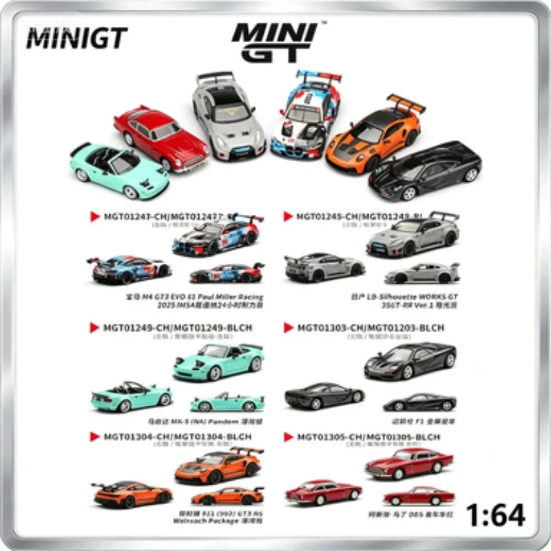 Pre-sale of MINIGT 1:64 New Product,Cast Alloy Model, High-end Static Collection Piece for Adults,Creative Gift for Festivals.
Pre-sale of MINIGT 1:64 New Product,Cast Alloy Model, High-end Static Collection Piece for Adults,Creative Gift for Festivals.