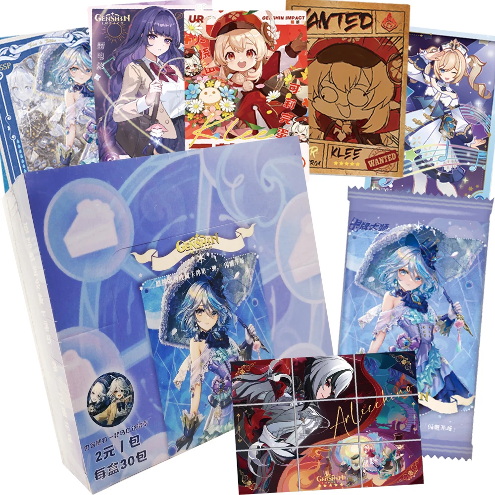 3D Action Adventure Game Genshin Impact Collection Cards for Players Popular and Charming Roles Personality Hobby Cards Gifts
3D Action Adventure Game Genshin Impact Collection Cards for Players Popular and Charming Roles Personality Hobby Cards Gifts