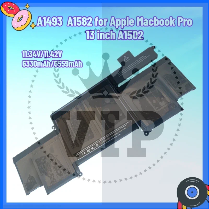 NEW A1493 A1582 Battery Suitable for Apple Macbook Pro 13 inch 2013 2015 A1502 notebook
NEW A1493 A1582 Battery Suitable for Apple Macbook Pro 13 inch 2013 2015 A1502 notebook