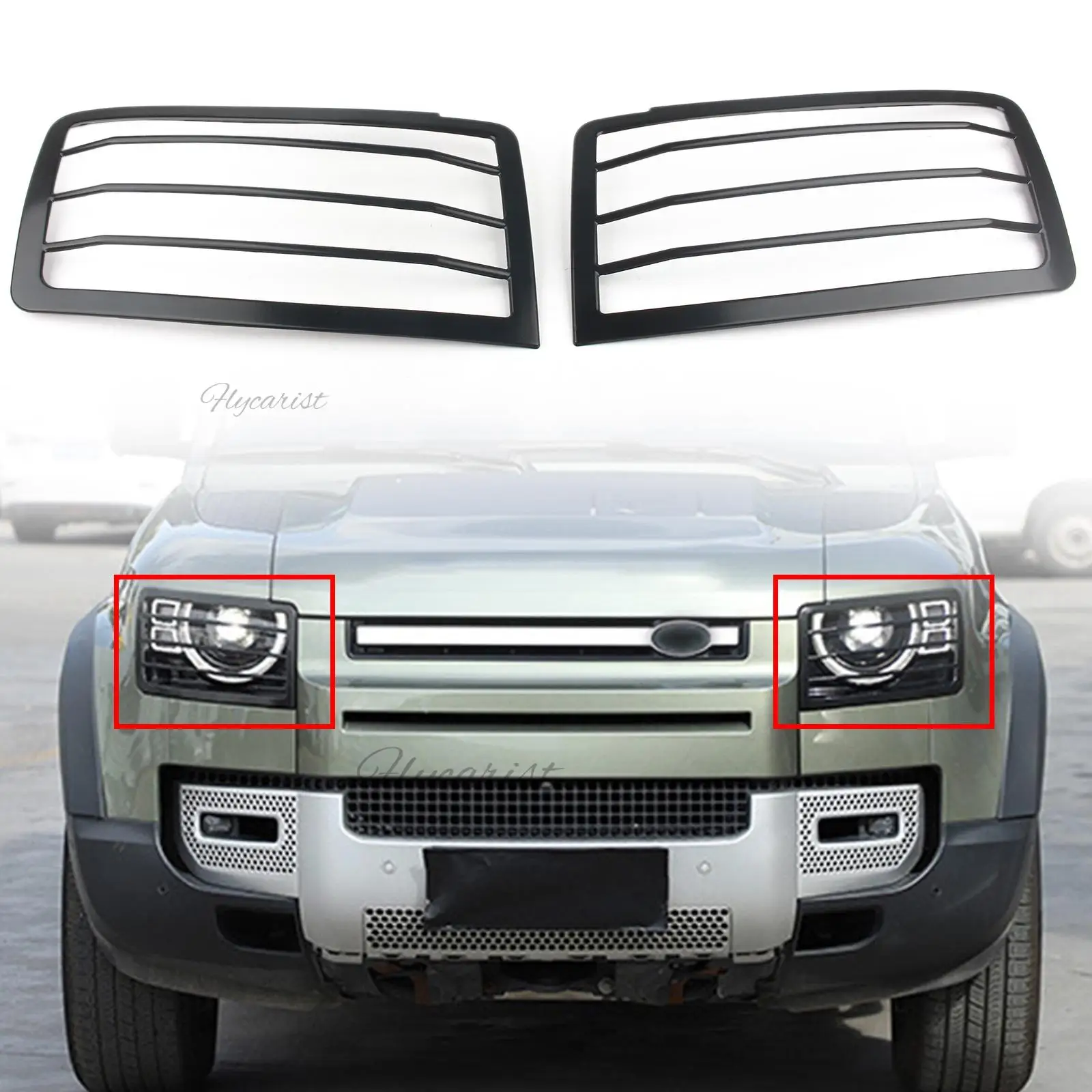 For Land Rover Defender 90 110 Stainless Front Side Headlight Frame Cover 2020 2021 2022
For Land Rover Defender 90 110 Stainless Front Side Headlight Frame Cover 2020 2021 2022