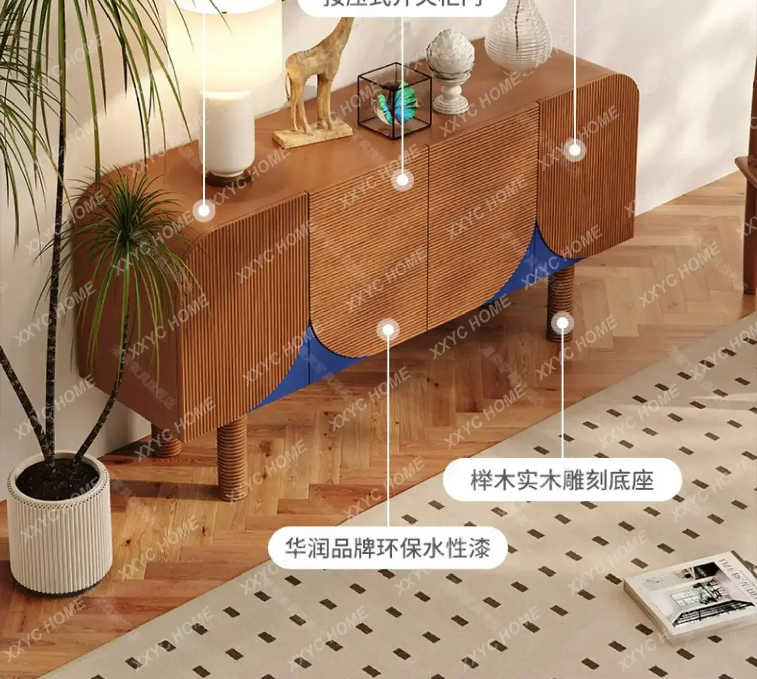 Антикварный боковой шкаф xzFrench, хранилище, легкая роскошь и домашнее использование в стиле ретро, входной шкаф.
Антикварный боковой шкаф xzFrench, хранилище, легкая роскошь и домашнее использование в стиле ретро, входной шкаф.