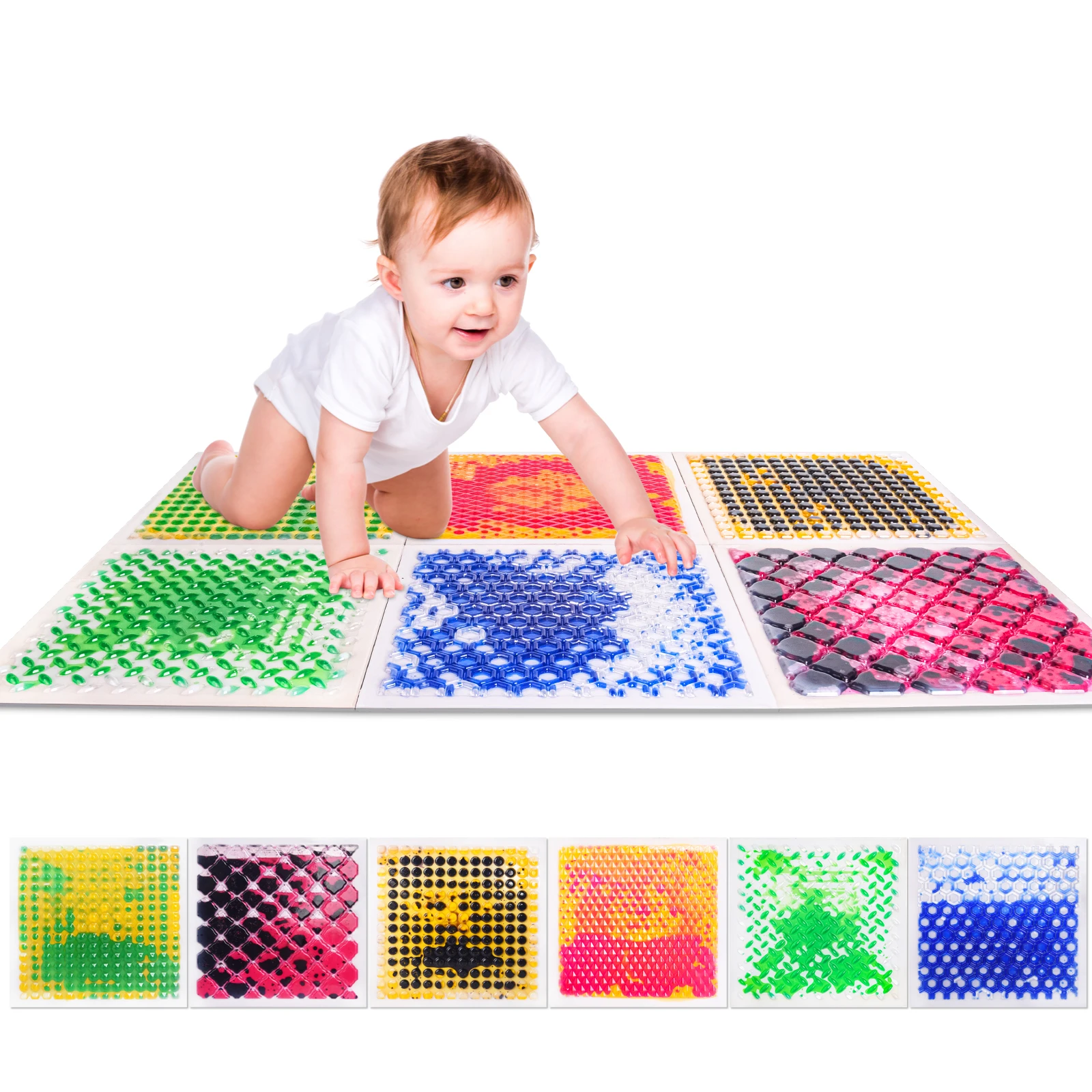 Children's liquid texture crawling mat, waterproof, anti - slip, shock - absorbing, sensory - stimulating and safe.
Children's liquid texture crawling mat, waterproof, anti - slip, shock - absorbing, sensory - stimulating and safe.