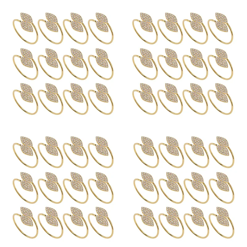 AA81-Napkin Ring, 48 Pcs Metal Napkin Rings Holder For Wedding Party Dinner Table Decoration (Leaf-Gold)
AA81-Napkin Ring, 48 Pcs Metal Napkin Rings Holder For Wedding Party Dinner Table Decoration (Leaf-Gold)
