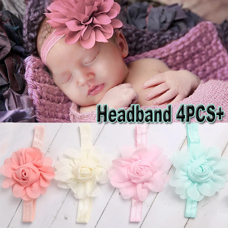 Набор из 4 эластичных повязок-ободков для новорожденных девочек с розами, нейлоновые тюрбаны для фотосессий, аксессуары для волос
Набор из 4 эластичных повязок-ободков для новорожденных девочек с розами, нейлоновые тюрбаны для фотосессий, аксессуары для волос