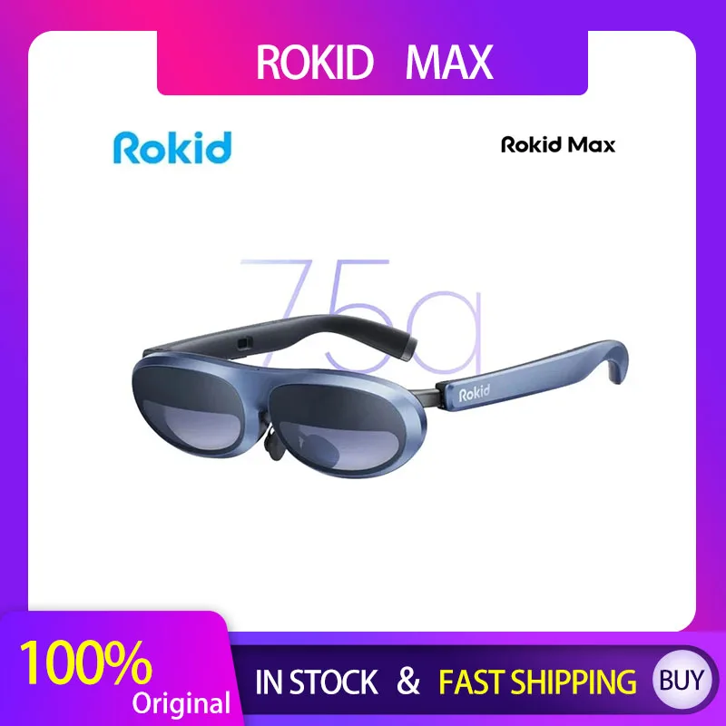 Умные очки Rokid Max AR Micro OLED 3D 215 дюймов с гигантским экраном для просмотра театра для телефонов/переключателей/PS5/Xbox/ПК
Умные очки Rokid Max AR Micro OLED 3D 215 дюймов с гигантским экраном для просмотра театра для телефонов/переключателей/PS5/Xbox/ПК