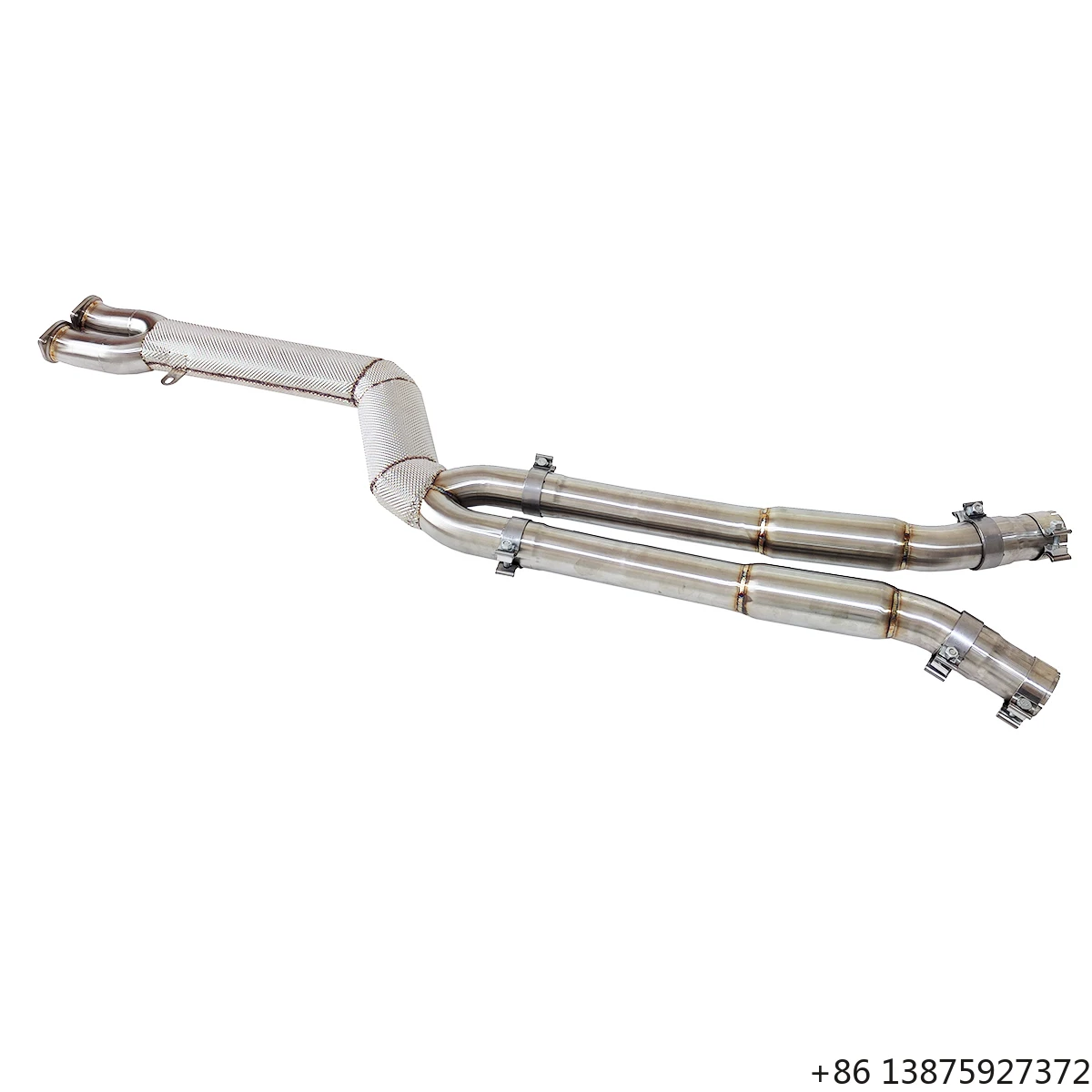 Ecnal for 2017-2023 X3M X4M F97 F98 S58 3.0T SS304 High Flow Quality 4 Inch 101mm with Resonator Exhaust Midpipe
Ecnal for 2017-2023 X3M X4M F97 F98 S58 3.0T SS304 High Flow Quality 4 Inch 101mm with Resonator Exhaust Midpipe