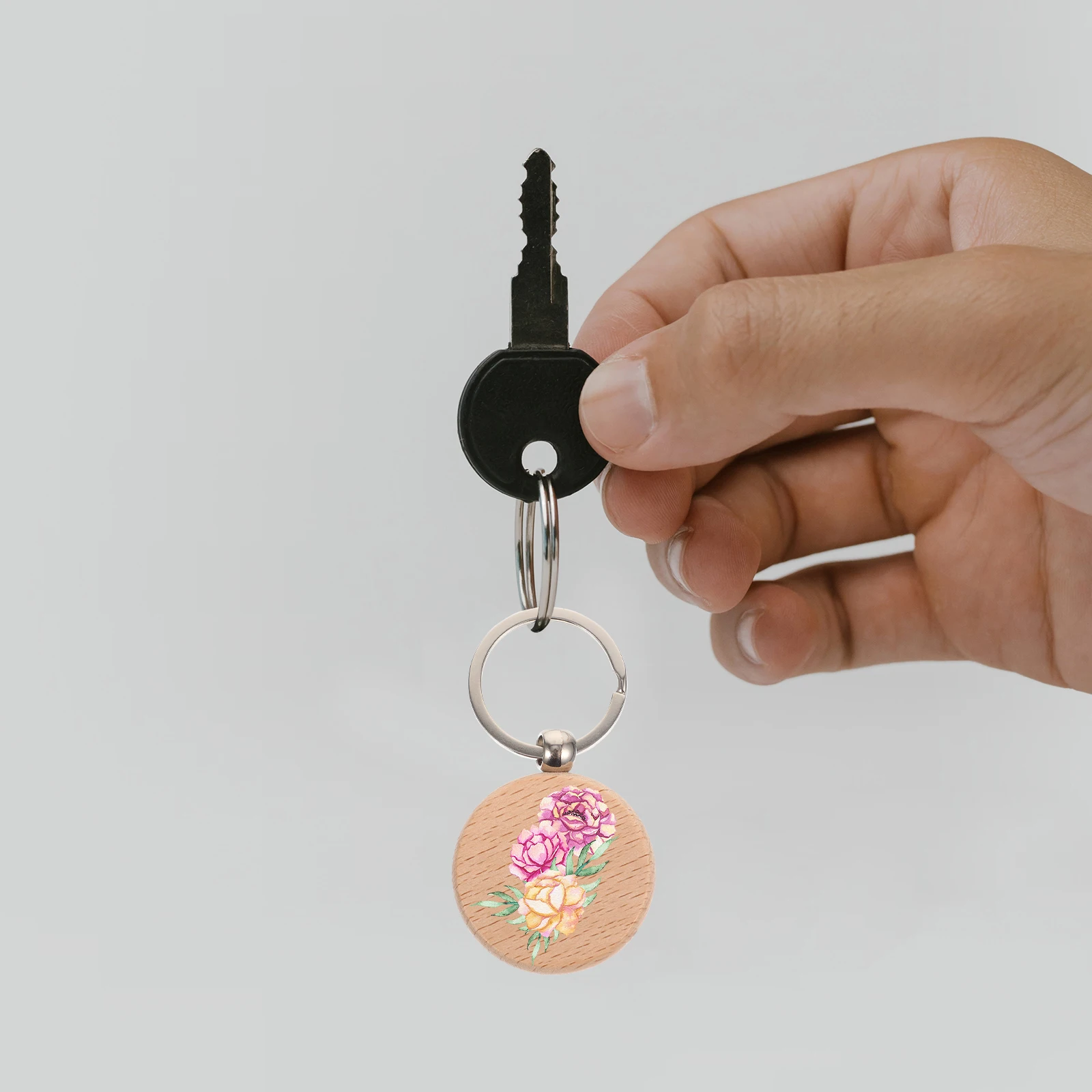 30pcs Wooden Keychain Blanks Craft Supplies Rustic Style Diy Accessories Christmas Gifts Key Ring Holder Charm
30pcs Wooden Keychain Blanks Craft Supplies Rustic Style Diy Accessories Christmas Gifts Key Ring Holder Charm