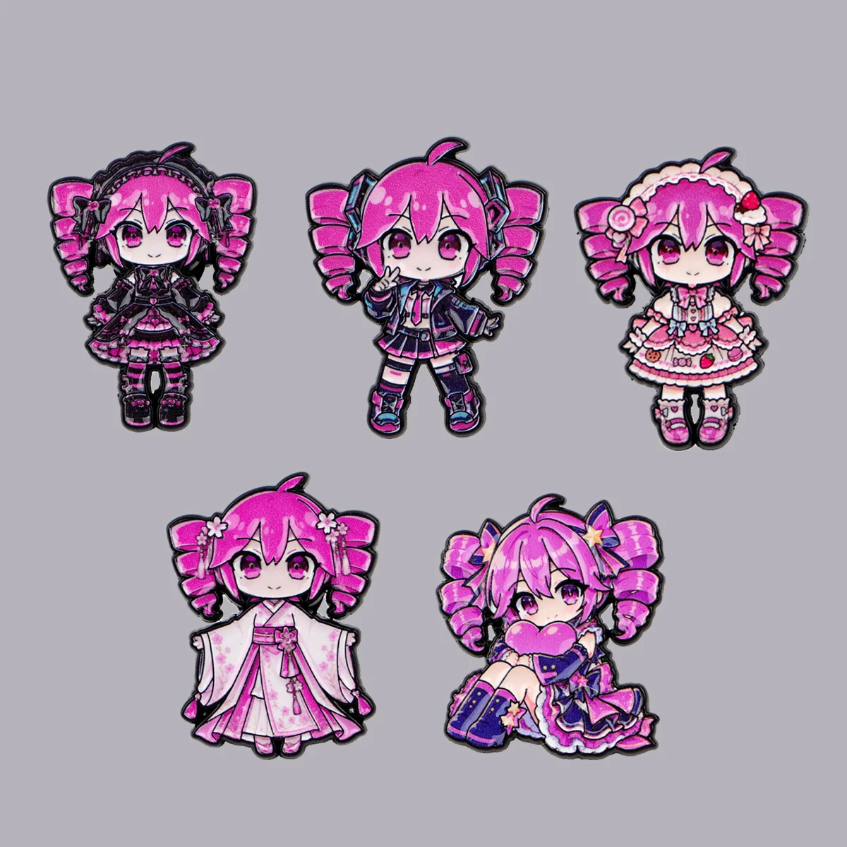 Cute Pink Haired Girls Enamel Pin Cartoon Anime Brooch Pines Lapel Pins Badge on Backpack Clothing Accessories Jewelry Gifts
Cute Pink Haired Girls Enamel Pin Cartoon Anime Brooch Pines Lapel Pins Badge on Backpack Clothing Accessories Jewelry Gifts