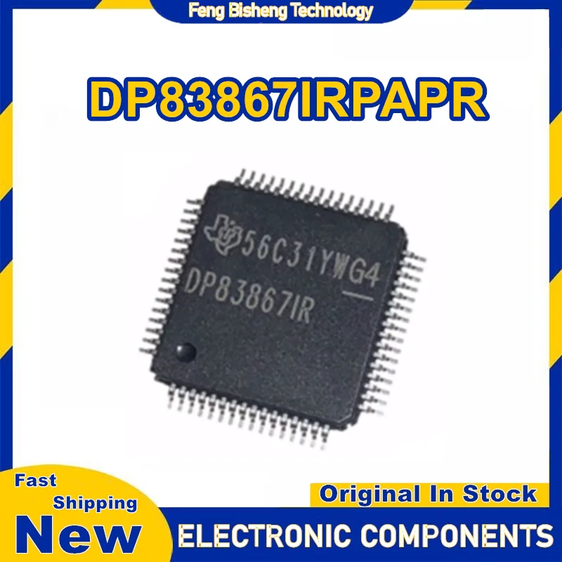 DP83867IRPAPR HTQFP-64 DP83867IR IC-чип 100% новый оригинальный в наличии
DP83867IRPAPR HTQFP-64 DP83867IR IC-чип 100% новый оригинальный в наличии
