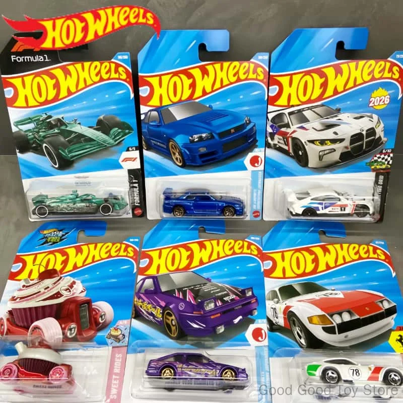 New 2026 Hot Wheels Diecast Alloy Car Model 26K F1 Racing Car Bmw M4 Gt3 Mclaren Ferrari Bugatti Collectible Toy Holiday Gifts
New 2026 Hot Wheels Diecast Alloy Car Model 26K F1 Racing Car Bmw M4 Gt3 Mclaren Ferrari Bugatti Collectible Toy Holiday Gifts