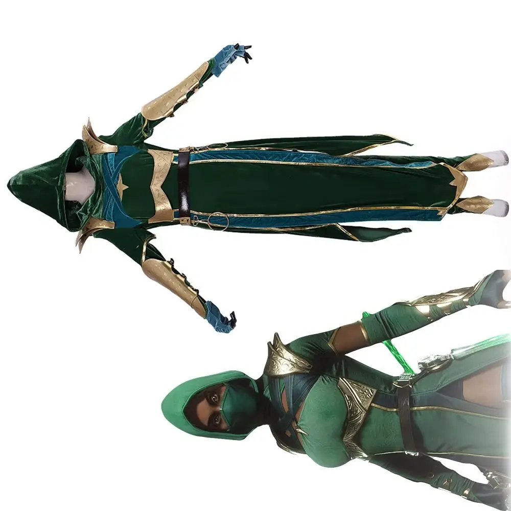 Game Mortal Kombat Jade Cosplay Costume Female Green Hooded Combat Outfits Halloween Carnival Theme Party Uniform Suits
Game Mortal Kombat Jade Cosplay Costume Female Green Hooded Combat Outfits Halloween Carnival Theme Party Uniform Suits