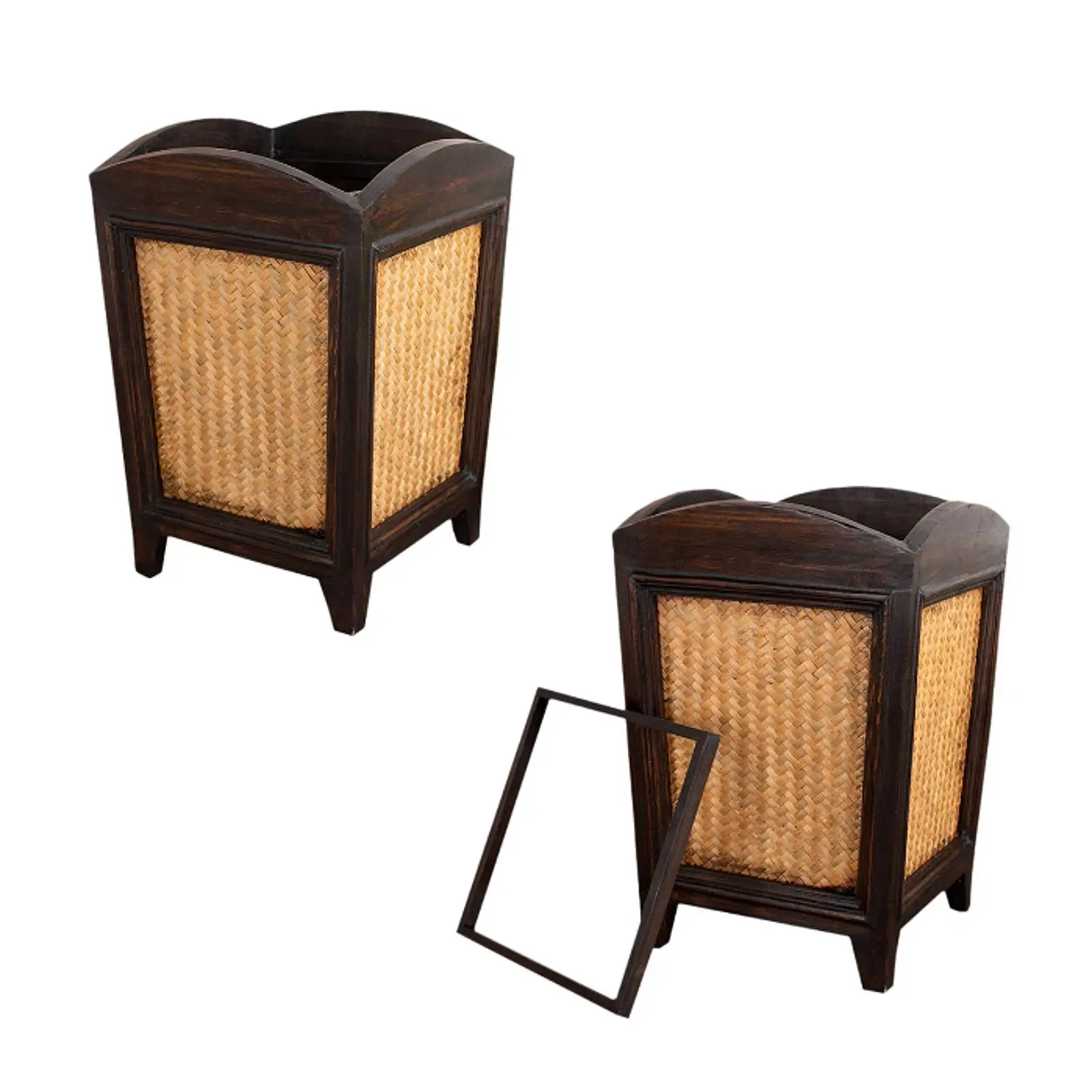 Trash Can Wooden Easy to Use Rustic Practical Container Garbage Bin for Office Bathroom Home Kitchen Small Areas
Trash Can Wooden Easy to Use Rustic Practical Container Garbage Bin for Office Bathroom Home Kitchen Small Areas