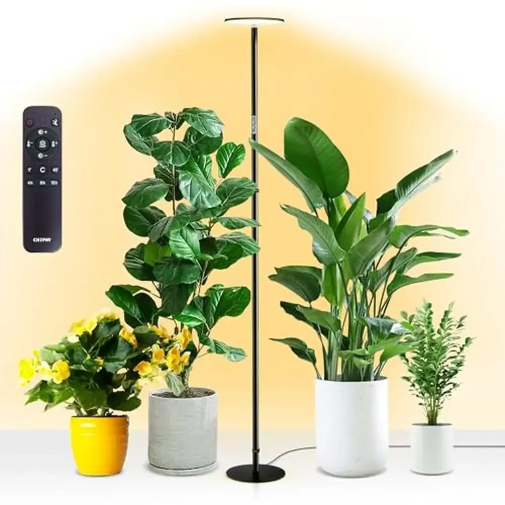 Full Spectrum LED Grow Light 40W 10-Level Dimmable Timer Remote Control 69" Height Aluminum Construction
Full Spectrum LED Grow Light 40W 10-Level Dimmable Timer Remote Control 69" Height Aluminum Construction