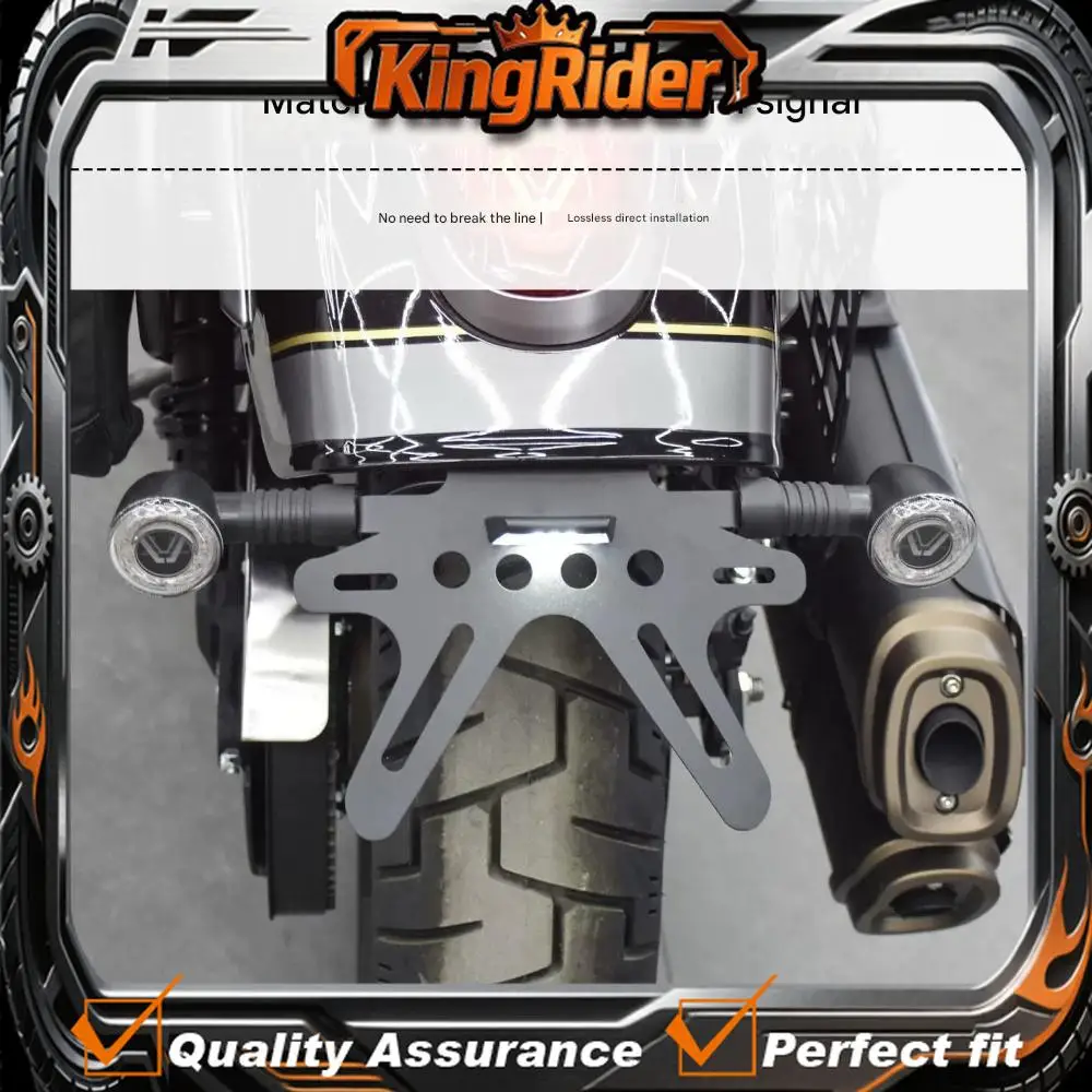 VOGE CU625 motorcycle modified short tail rear license plate frame upward stainless steel license plate frame bracket
VOGE CU625 motorcycle modified short tail rear license plate frame upward stainless steel license plate frame bracket