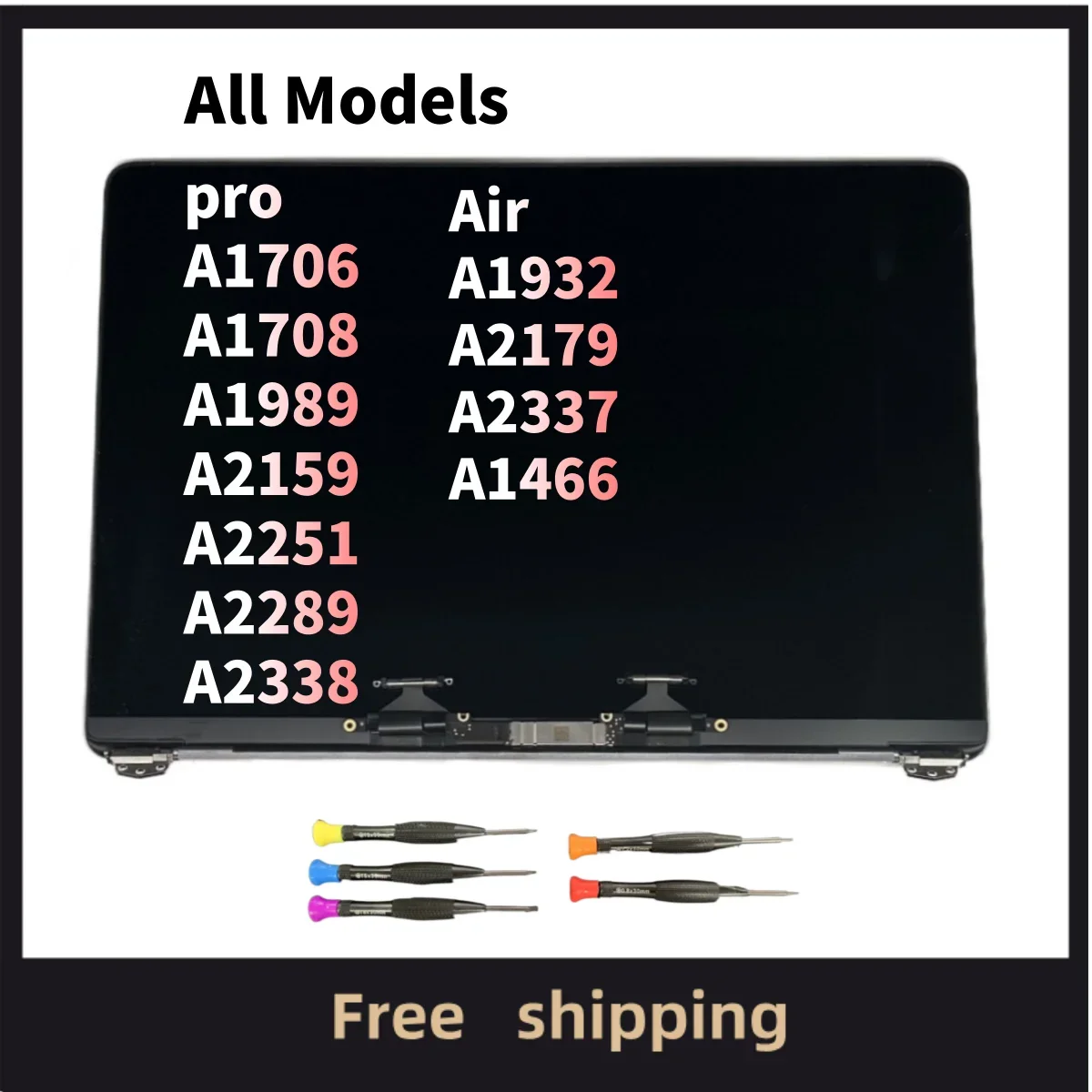New! New LCD For Macbook Retina 13inch A2681 A1932 A2179 A1466 A1706 A1708 A2159 A2251 A2289 A2337 A2338 LCD Screen Assembly Dis
New! New LCD For Macbook Retina 13inch A2681 A1932 A2179 A1466 A1706 A1708 A2159 A2251 A2289 A2337 A2338 LCD Screen Assembly Dis