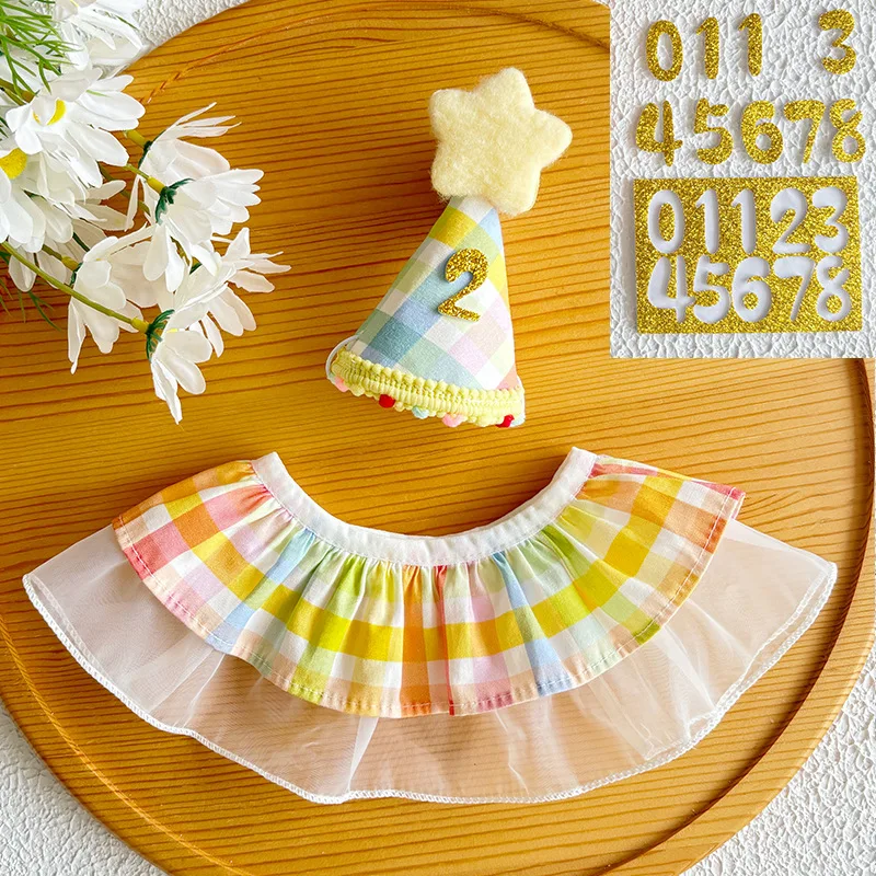 Dog Birthday Hat Bandana New Rainbow Style Puppy Birth Celebrating Set for Dogs Gift Pet All for Pets Puppy Cats Party Wholesale
Dog Birthday Hat Bandana New Rainbow Style Puppy Birth Celebrating Set for Dogs Gift Pet All for Pets Puppy Cats Party Wholesale