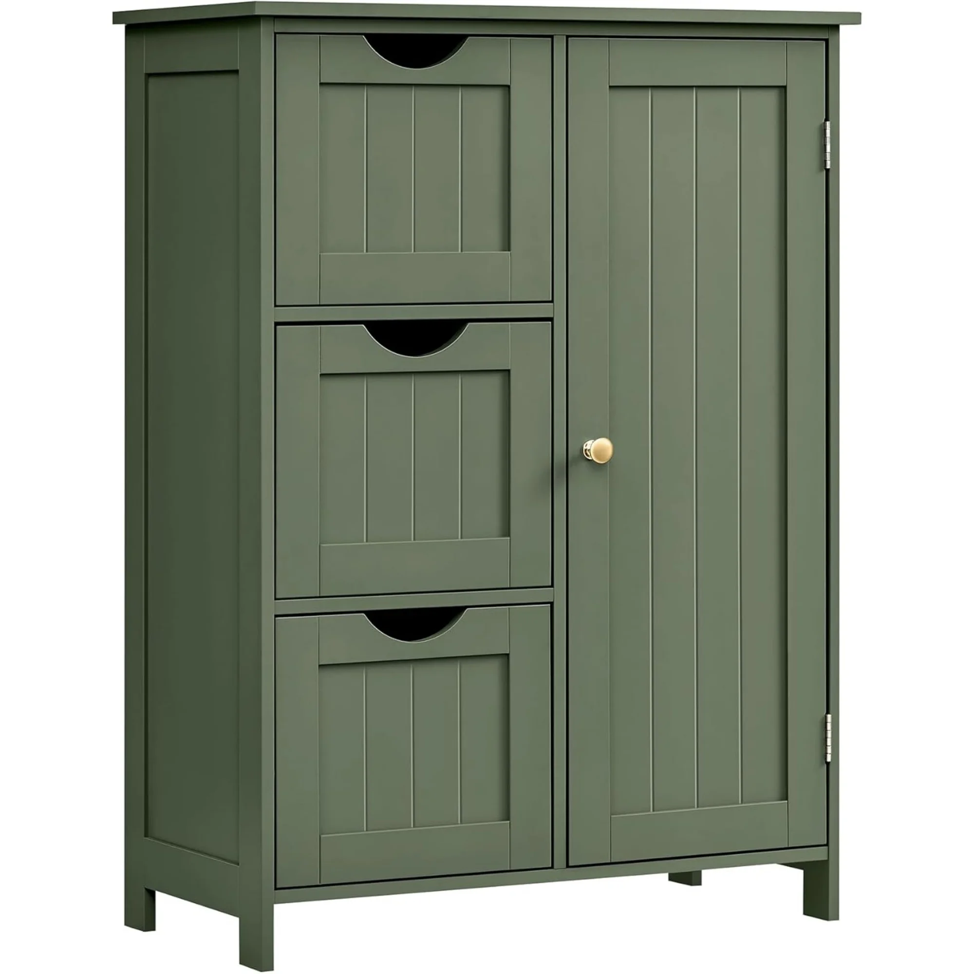 Floor Storage Cabinet, Freestanding Storage Unit with 3 Drawers, 1 Adjustable Shelf, for Bathroom Living Room Dining Kitchen, 11.8 x 23.6 x 31.5 Inches, Forest Green UBBC049C01
Floor Storage Cabinet, Freestanding Storage Unit with 3 Drawers, 1 Adjustable Shelf, for Bathroom Living Room Dining Kitchen, 11.8 x 23.6 x 31.5 Inches, Forest Green UBBC049C01