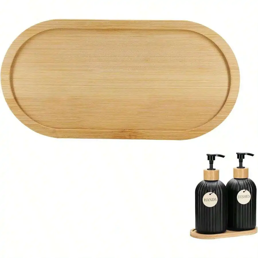 1Pc Soap Dispenser Tray, Bathroom Countertop Tray Comestic Holder Bathtub Organizer, Jewelry, Cosmetics, And Small Items (1)
1Pc Soap Dispenser Tray, Bathroom Countertop Tray Comestic Holder Bathtub Organizer, Jewelry, Cosmetics, And Small Items (1)