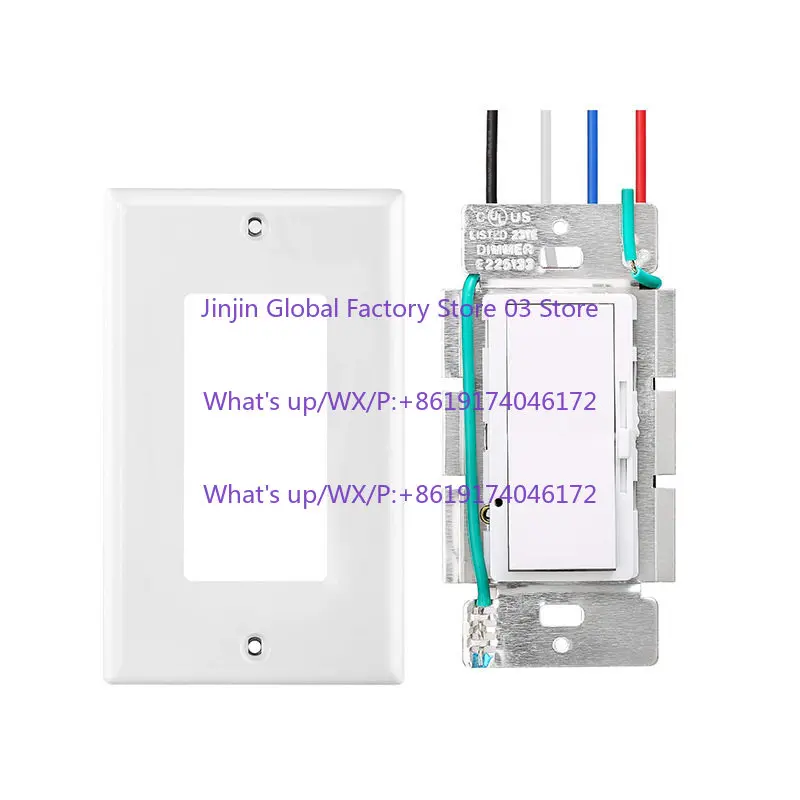 American SCR 125V single control LED dimmer switch incandescent halogen dimmer
American SCR 125V single control LED dimmer switch incandescent halogen dimmer