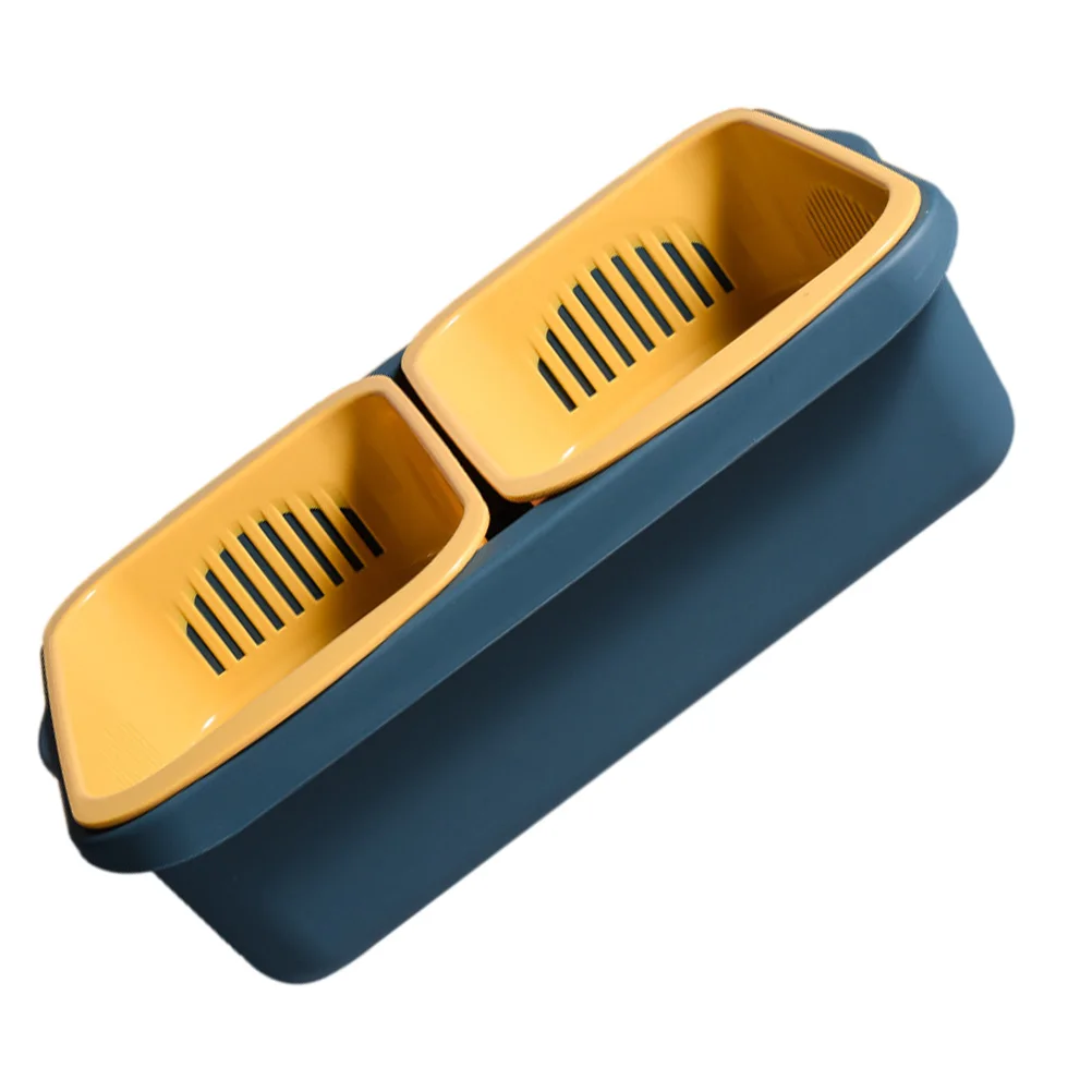 Drain Basket Double-layer Kitchen Storage Container Fresh-keeping Ventilated Fruit Food Preservation Draining Basket Vegetable
Drain Basket Double-layer Kitchen Storage Container Fresh-keeping Ventilated Fruit Food Preservation Draining Basket Vegetable