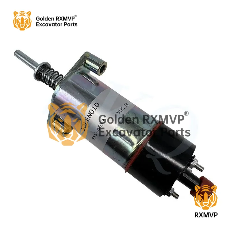 For Caterpillar CAT E330/B/140H/160H flameout solenoid valve switch 155-4653 24V/8C-3664 12V excavator
For Caterpillar CAT E330/B/140H/160H flameout solenoid valve switch 155-4653 24V/8C-3664 12V excavator