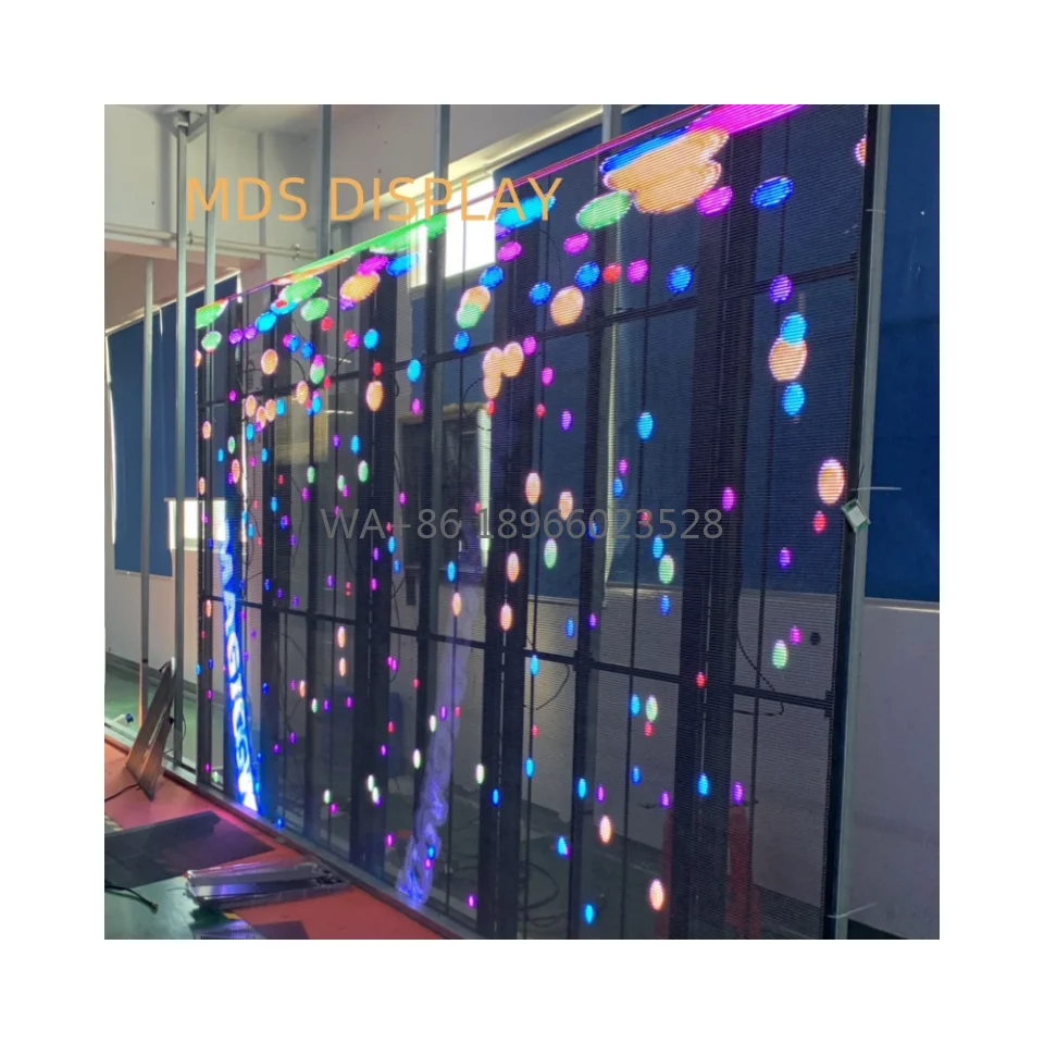 MDS P2.8*5.6mm Transparent LED Indoor Outdoor Customized Advertising Video Waterproof High Resolution Panel Display Screen
MDS P2.8*5.6mm Transparent LED Indoor Outdoor Customized Advertising Video Waterproof High Resolution Panel Display Screen