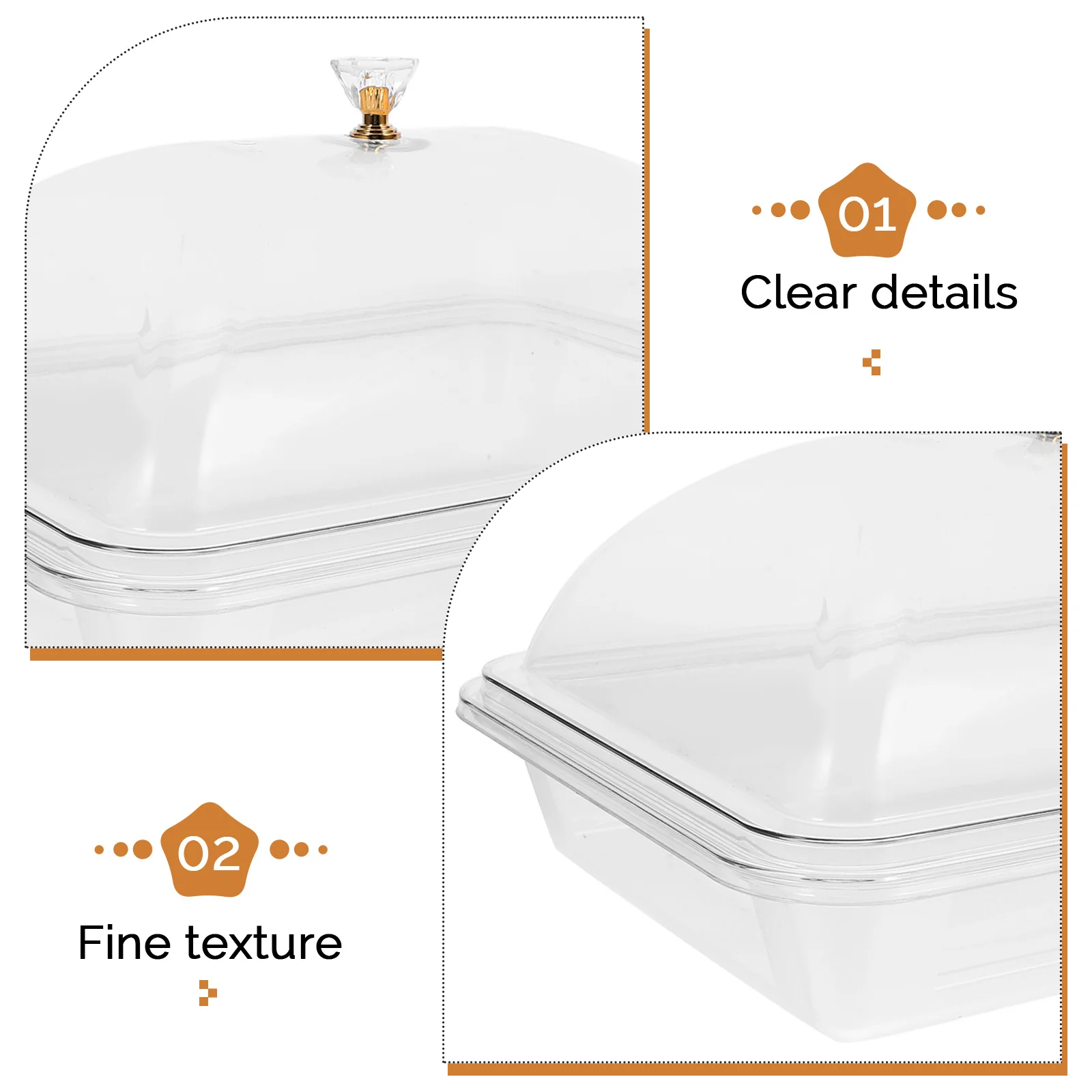 Multifunctional Acrylic Buffet Tray Transparent Serving Plate For Kitchen Home Restaurant Use Household Fruit Dessert
Multifunctional Acrylic Buffet Tray Transparent Serving Plate For Kitchen Home Restaurant Use Household Fruit Dessert